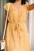 Joanna Midi Dress In Marigold