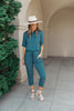 Girl Next Door Jumpsuit In Jade