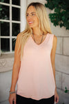 Angelina Tank in Soft Pink