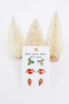Holly Jolly Christmas Earring Set