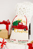 Christmas Trees And Trucks Santa Sack