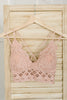 Lacey and Layered Bralette in Misty Rose