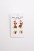 Santa And His Sleigh Earring Set