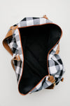 Buffalo Plaid Holiday Weekender Bag