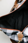 Buffalo Plaid Holiday Weekender Bag