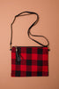 Holiday Check Crossbody Clutch