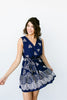 Triple Threat Mini Dress In Navy