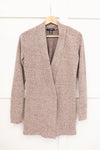 Sienna Sweater knit Cardigan In Light Blush
