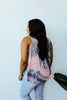 Caribbean Tie Dye Tank In Mauve