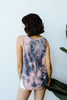 Caribbean Tie Dye Tank In Mauve