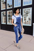 Under Siege Overalls In Medium Wash