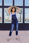 Under Siege Overalls In Dark Wash
