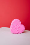 Love Yourself First Heart Shaped Bath Bomb