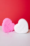 Love Yourself First Heart Shaped Bath Bomb