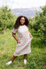 Striped Drawstring T-Shirt Dress