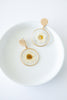 Impressively Pressed Earrings in Sunflower