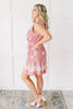 Triple Threat Mini Dress In Mauve