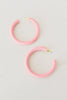 Bold Hoops in Pink