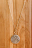 Marble And Chain Necklace