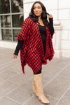 Lumber Jill Wrap in Red/Black