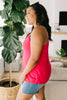 Just A Little Wild Camisole In Hot Pink
