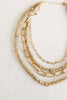Layered Beads and Chain Necklace Set