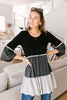 The Fanciful Flowing Top In Black