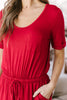 From Romp To Rest Romper In Red