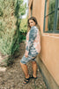 Tickle Me Tie Dye Top in Peach