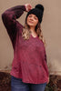 A Cozy Hooded Top in Blackberry