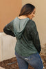 A Cozy Hooded Top in Hunter Green