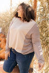 A Different Kind Of Colorblock in Taupe