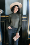 A Little Puff In Your Sleeve in Olive