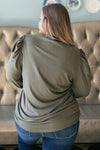 A Little Puff In Your Sleeve in Olive