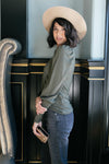 A Little Puff In Your Sleeve in Olive