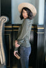 A Little Puff In Your Sleeve in Olive
