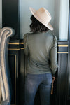 A Little Puff In Your Sleeve in Olive