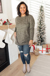 A Side of Sass Top in Olive