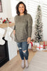 A Side of Sass Top in Olive