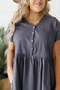 A Wish Your Heart Makes Dress in Charcoal