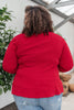 Acting Like A Lady Blazer in Red