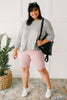 Aero Biker Shorts In Mauve
