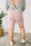 Aero Biker Shorts In Mauve