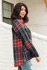 Alana Plaid Button Down Top