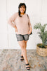 All Over It Top In Dusty Pink