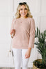 All Over It Top In Dusty Pink