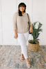 All Over It Top In Taupe