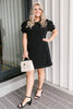All in The Sleeve Dress in Black