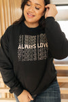 Always Love Pullover in Black