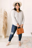 Amira Textured Top in Gray